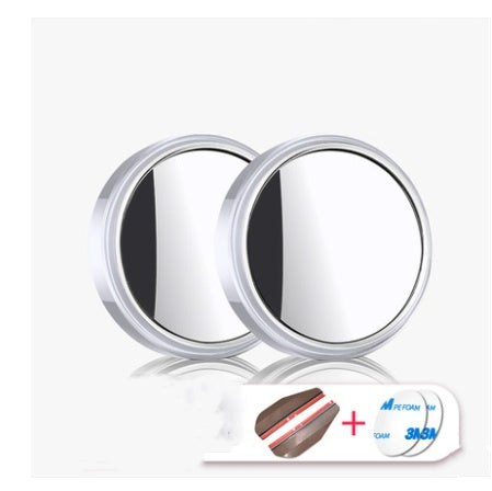 Car Blind Spot Mirror – 360° Adjustable HD Wide-Angle Rearview Mirror