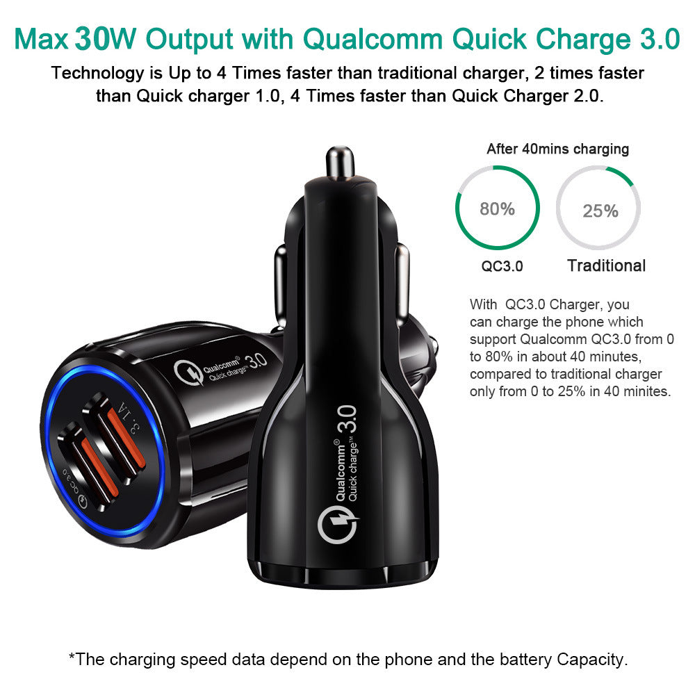 6.0A Fast USB Car Charger Adapter