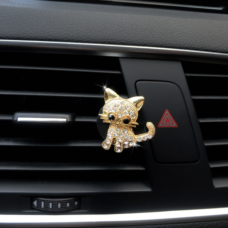 Retro Kitten Car Ornament