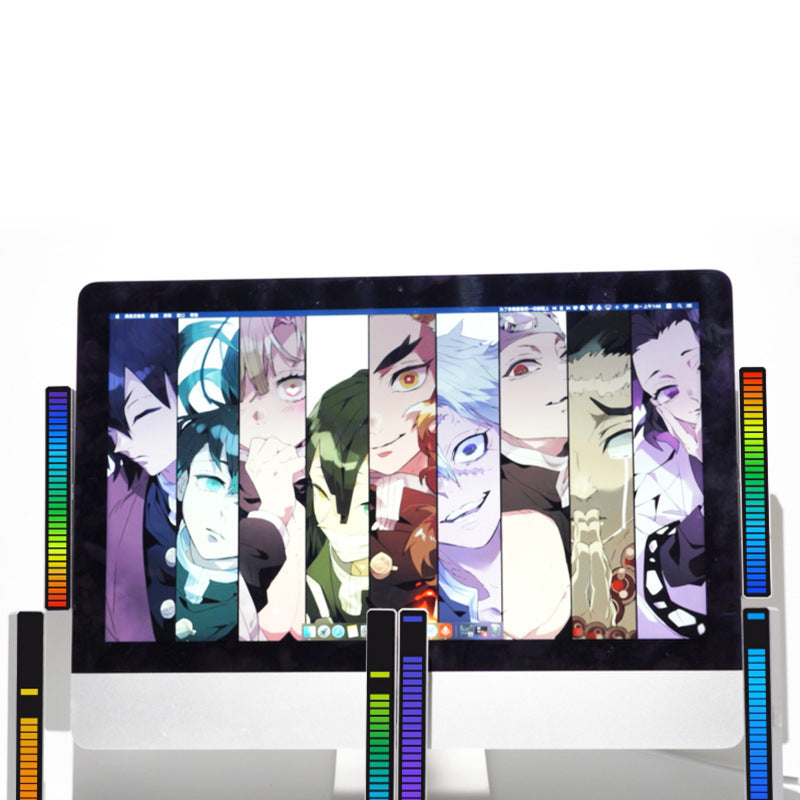 RGB Car Sound Control Ambient Light – 32-LED Voice-Activated Music Rhythm Lamp