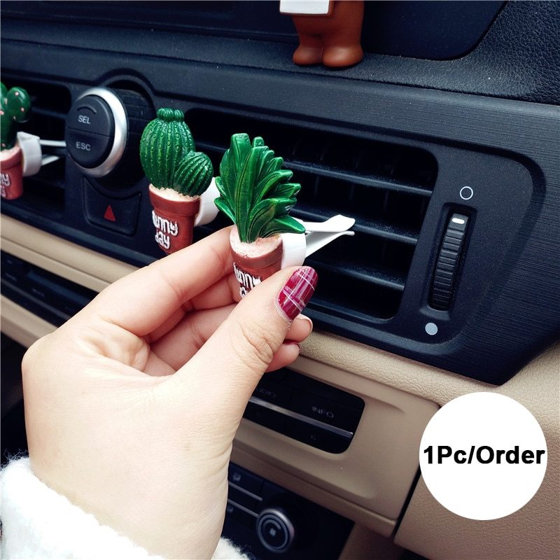 Cute Plant Car Air Freshener Clip