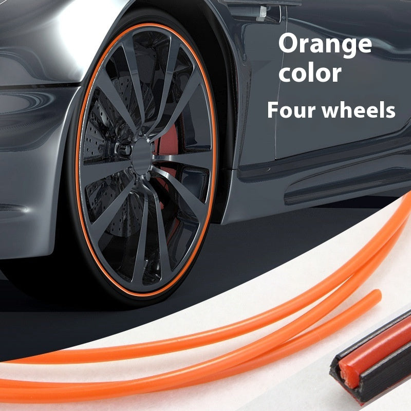 Car Wheel Hub Decorative Strip Protective Ring