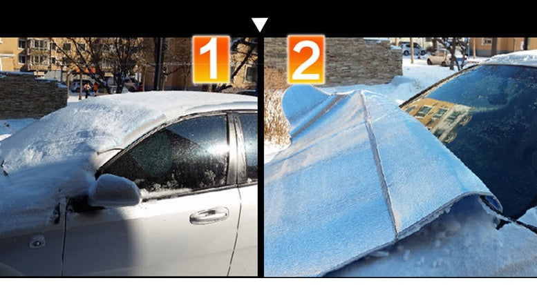Car Windshield Snow and Sun Protection Cover