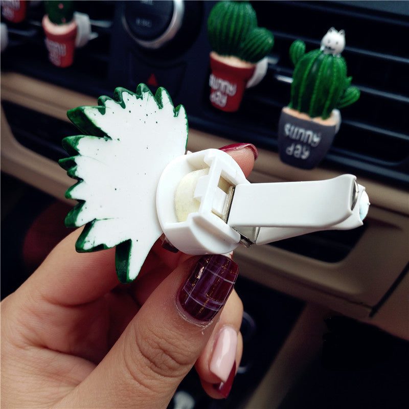 Cute Plant Car Air Freshener Clip