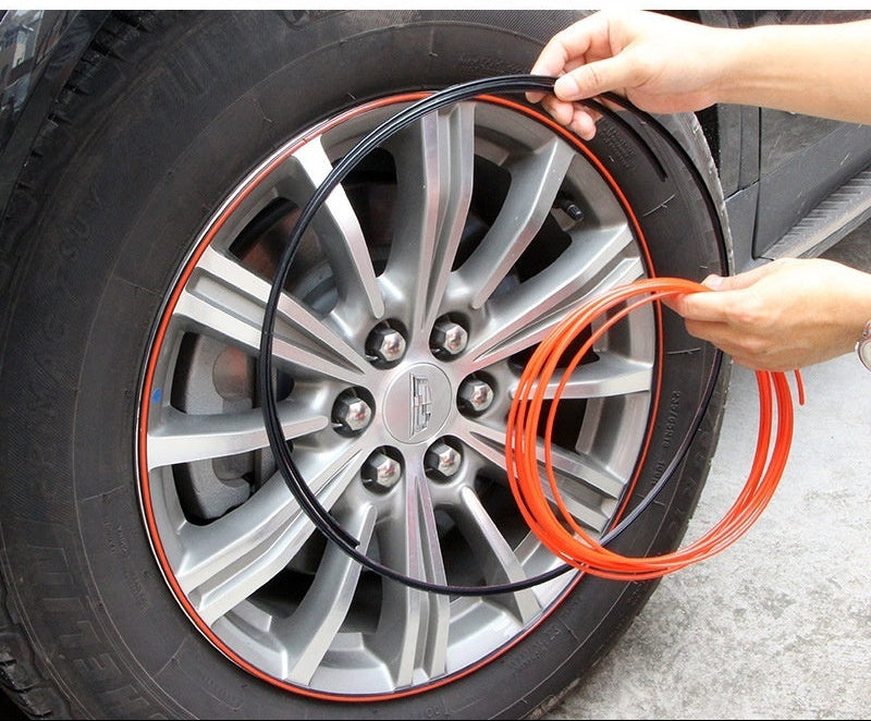 Car Wheel Hub Decorative Strip Protective Ring