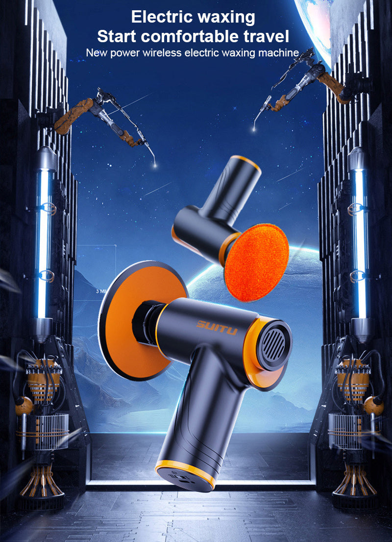 Electric Car Beauty Maintenance Buffer & Waxing Tool for Paint Restoration