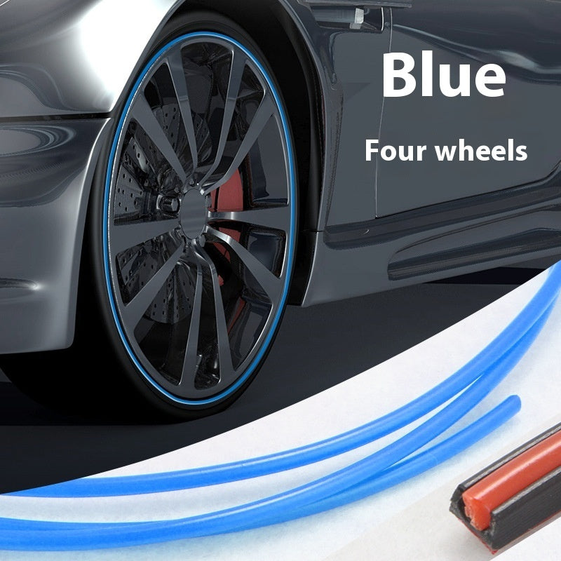 Car Wheel Hub Decorative Strip Protective Ring