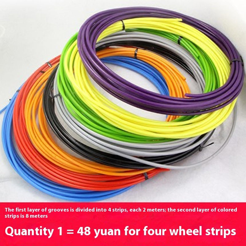 Car Wheel Hub Decorative Strip Protective Ring