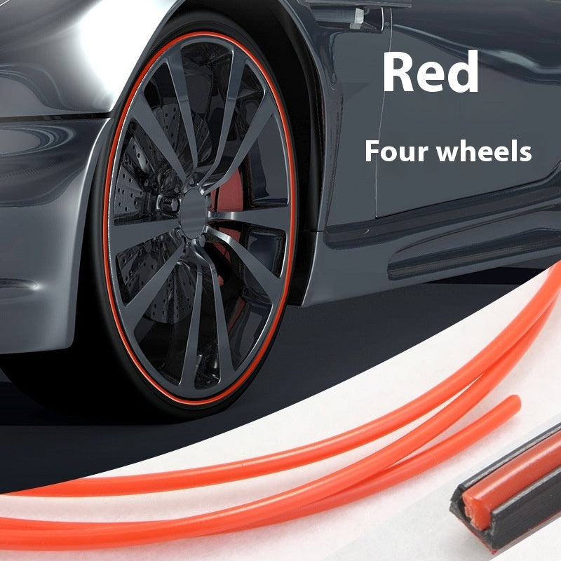Car Wheel Hub Decorative Strip Protective Ring