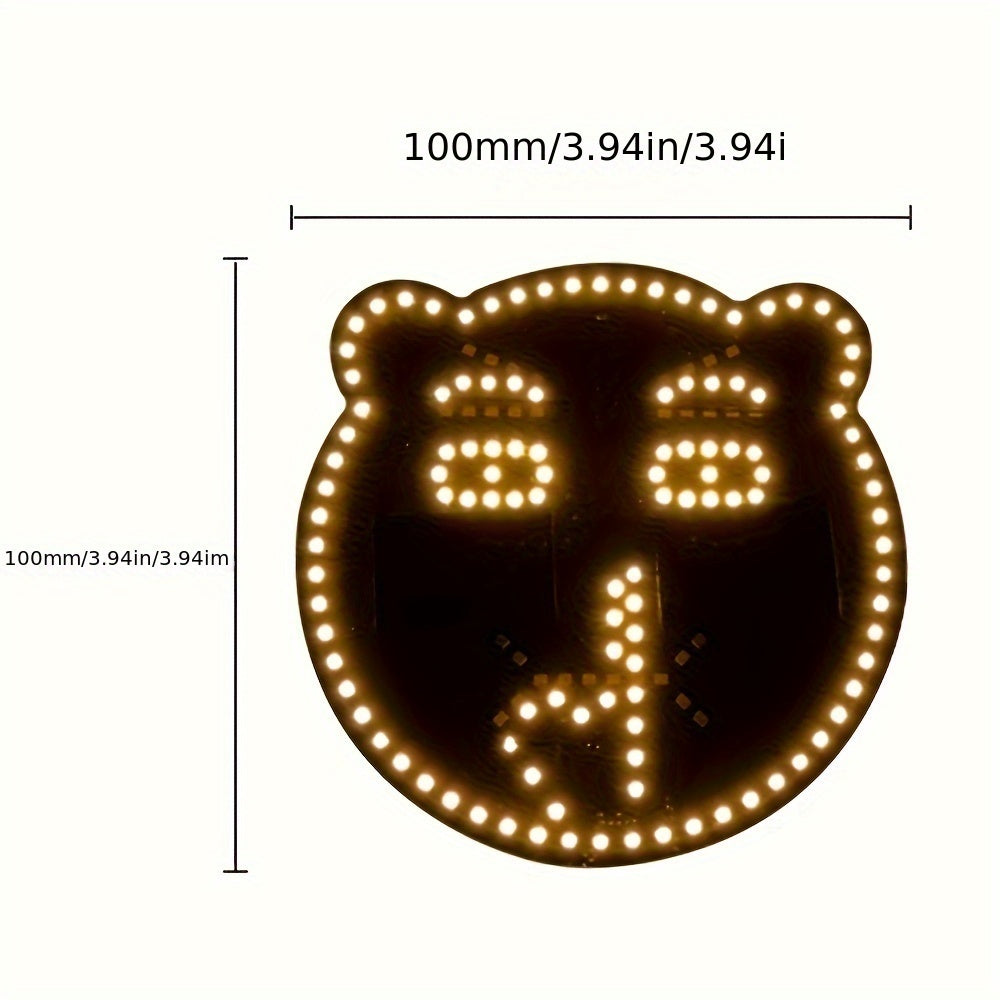 Bear Expression Car Light