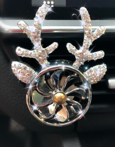 Diamond Antler Car Aromatherapy Ornament