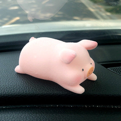 Cute Cartoon Pig Car Accessory