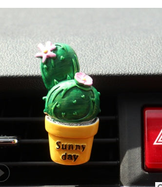Cute Plant Car Air Freshener Clip