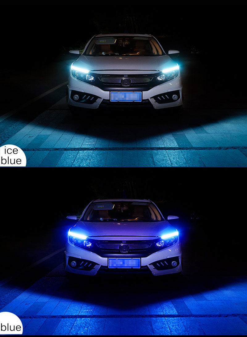 Flexible DRL Daytime Running Light with Sequential Indicator