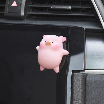 Cute Cartoon Pig Car Accessory