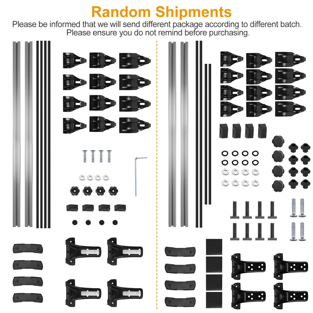 47.24" Universal Car Roof Rack Cross Bar – 165lbs Aluminum Cargo Carrier