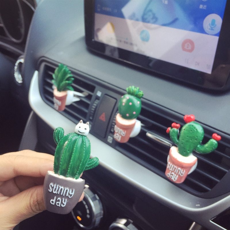 Cute Plant Car Air Freshener Clip