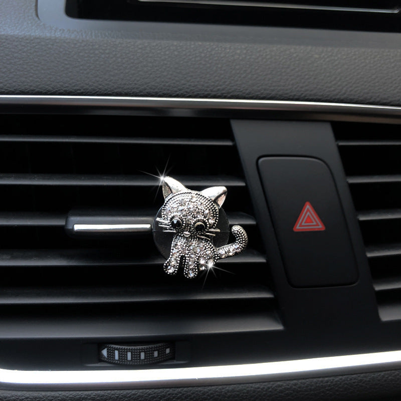 Retro Kitten Car Ornament