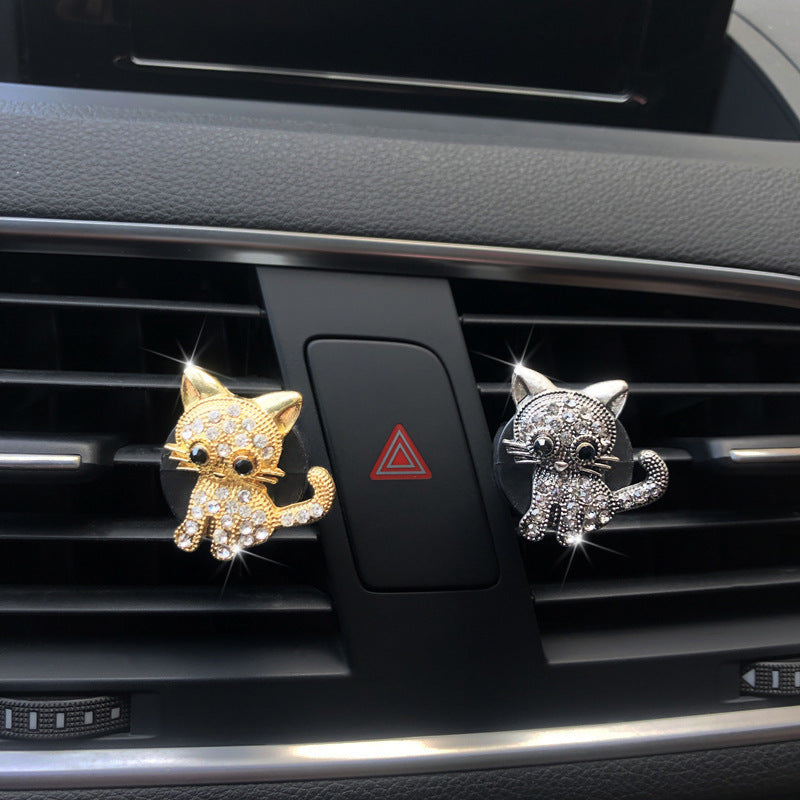 Retro Kitten Car Ornament