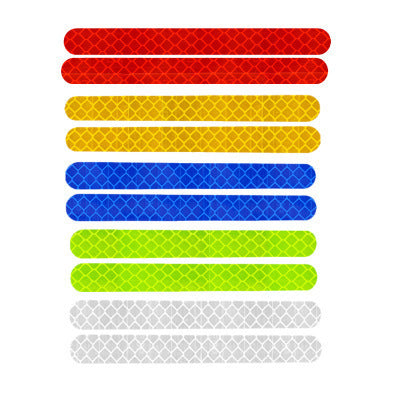 Car Reflective Rearview Mirror Warning Stickers – Night Safety Anti-Collision Strips