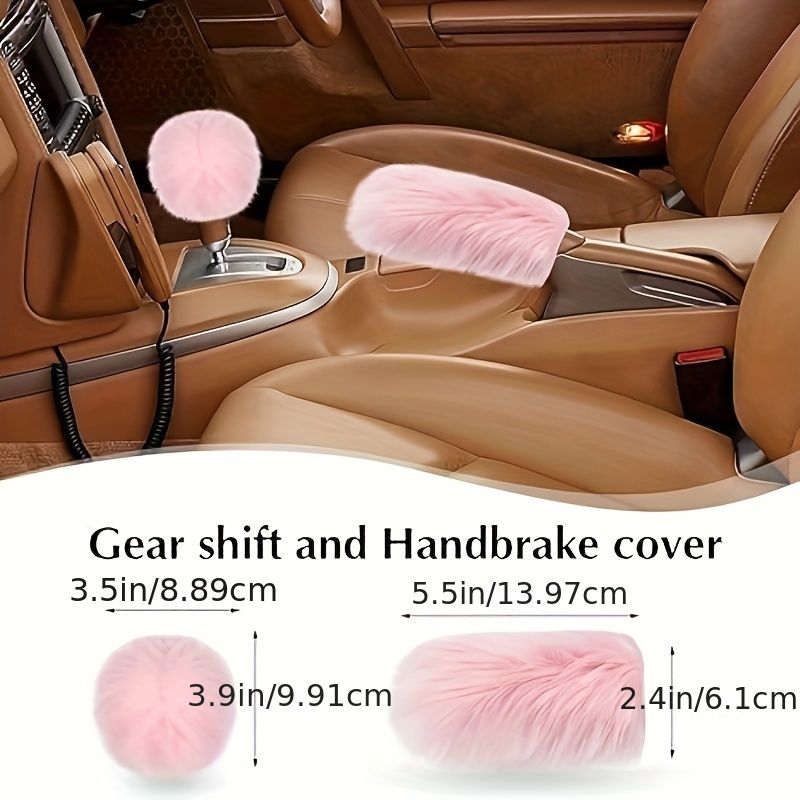 Pillow Talk on Wheels – Fluffy Steering Wheel Cover Set
