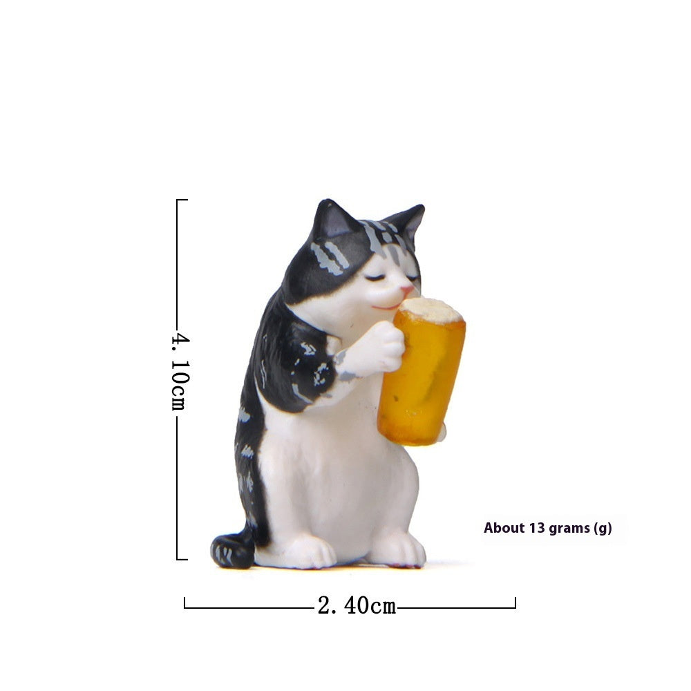 Self-healing Warm Beer Cat Drunk Hand Office