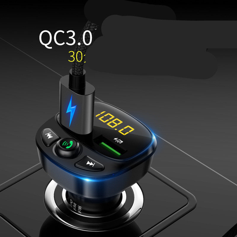 All-in-One Car Bluetooth Adapter with MP3 Support