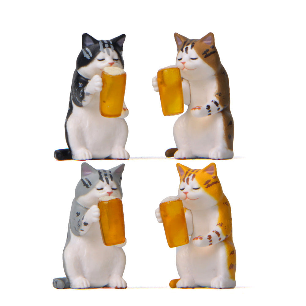 Self-healing Warm Beer Cat Drunk Hand Office