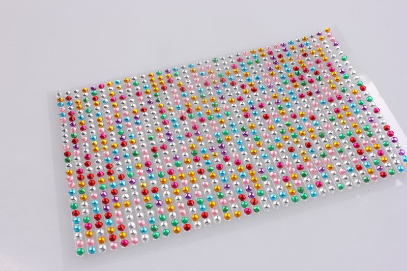 Acrylic Rhinestone Car Sticker