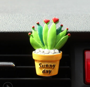 Cute Plant Car Air Freshener Clip