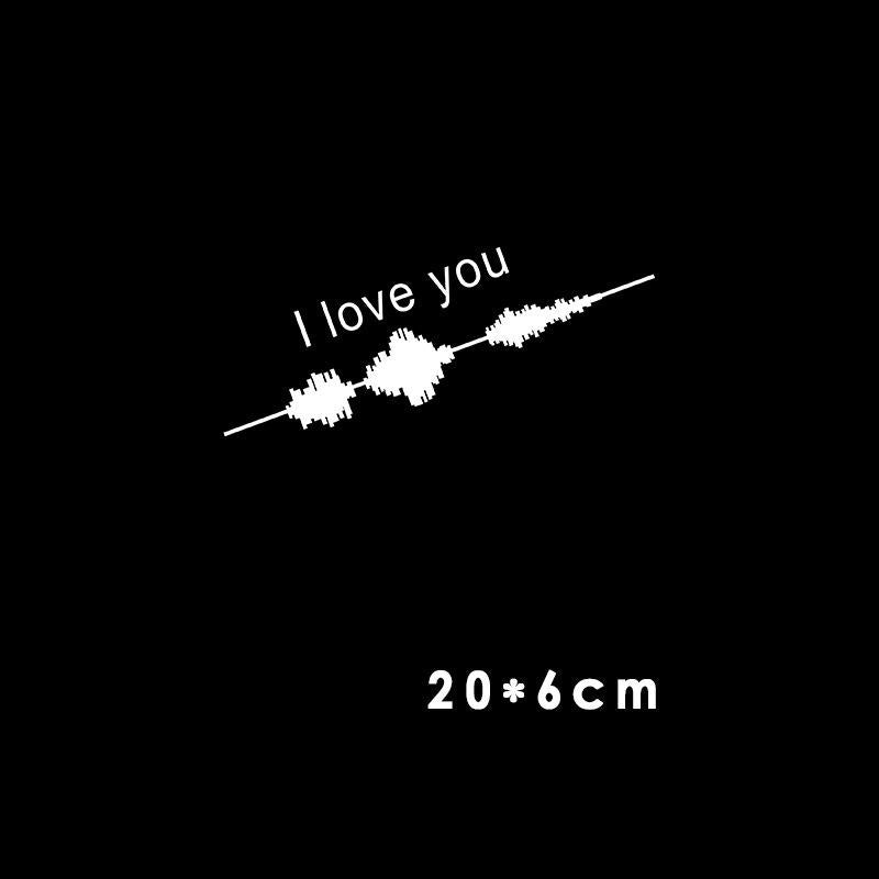 Sound Wave Electrocardiogram Car Sticker