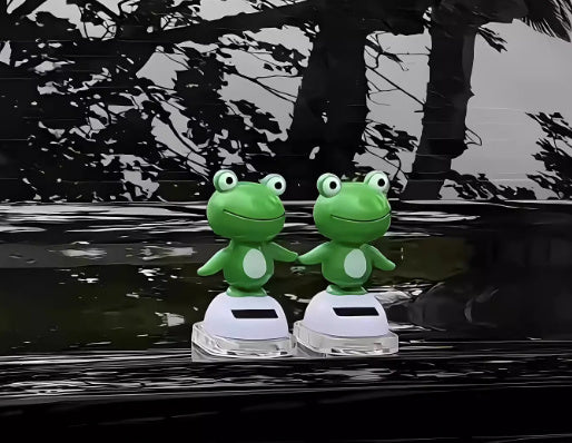 Solar Decoration Car Interior Decoration Frog Cute Doll Gift