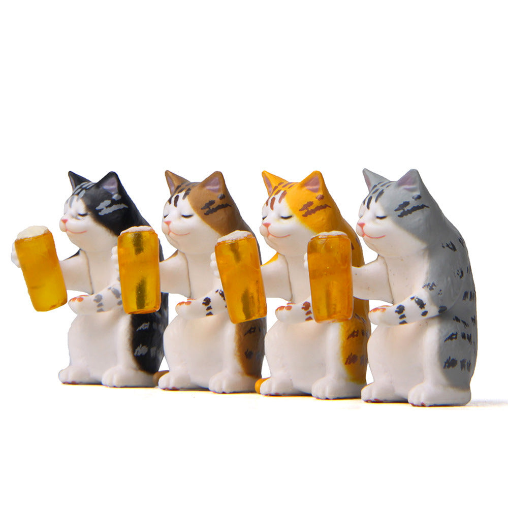 Self-healing Warm Beer Cat Drunk Hand Office