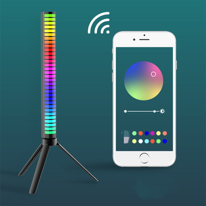 RGB Car Sound Control Ambient Light – 32-LED Voice-Activated Music Rhythm Lamp