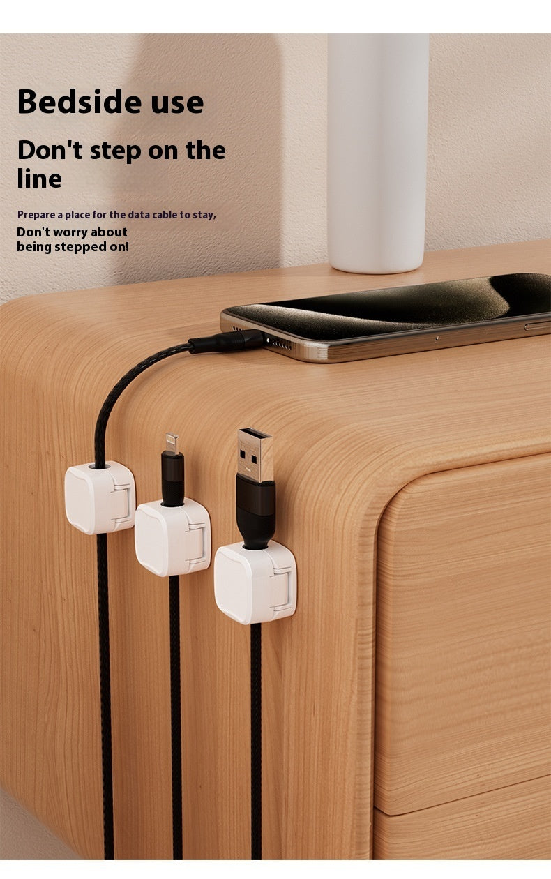 Magnetic Cable Organizer Clip for Desk – Adjustable Wire & Cord Management