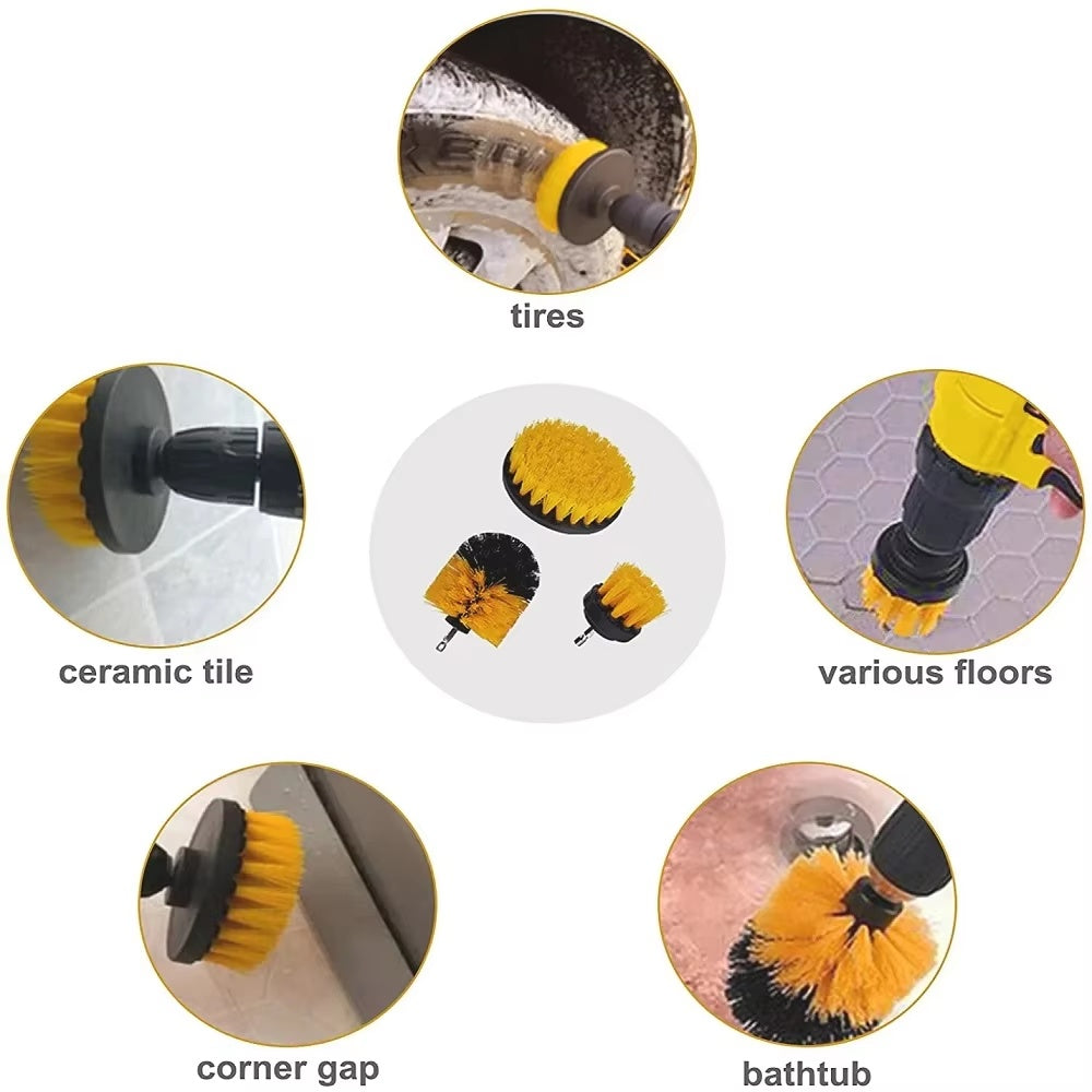 17PCS Car Detailing Cleaning Brushes Kit