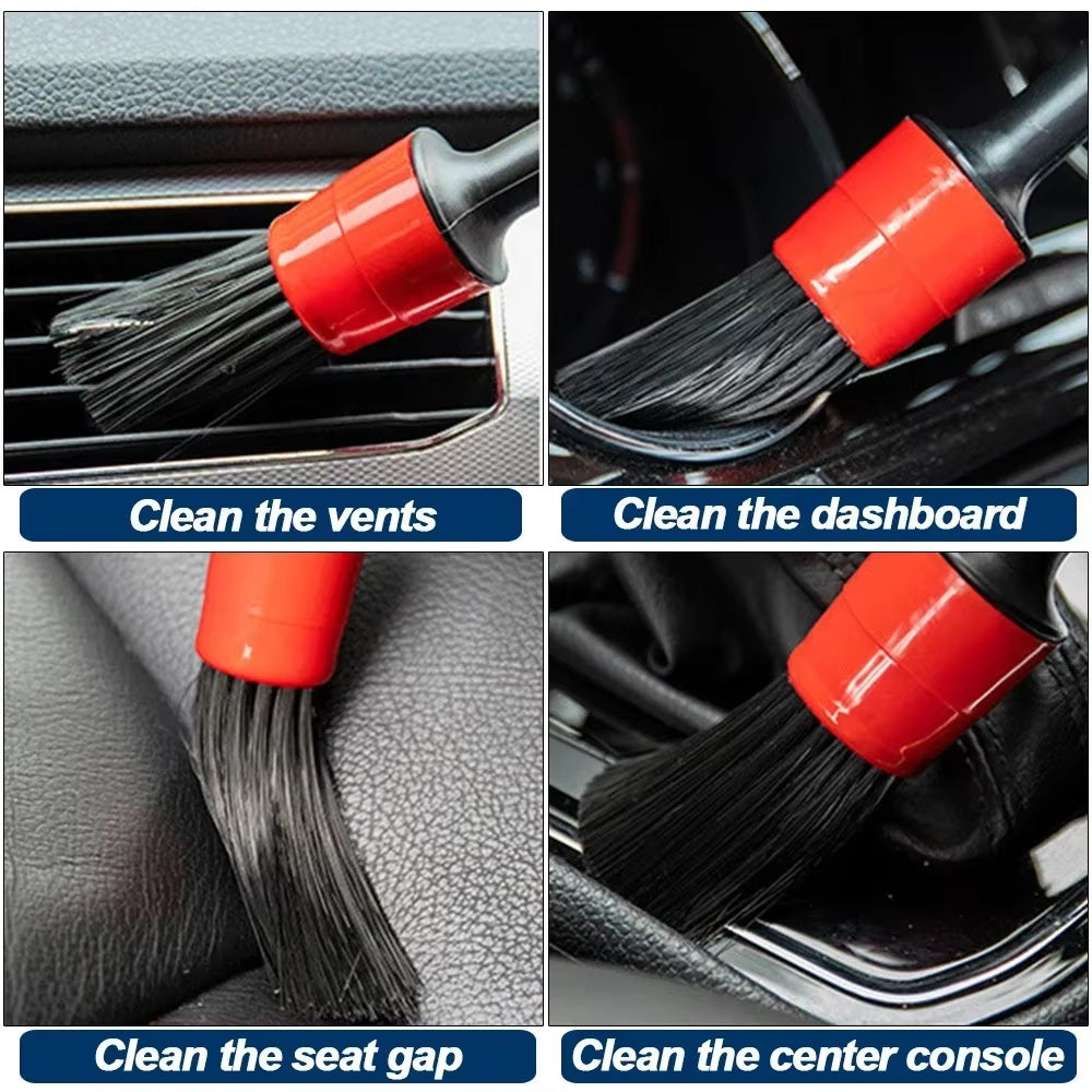 17PCS Car Detailing Cleaning Brushes Kit