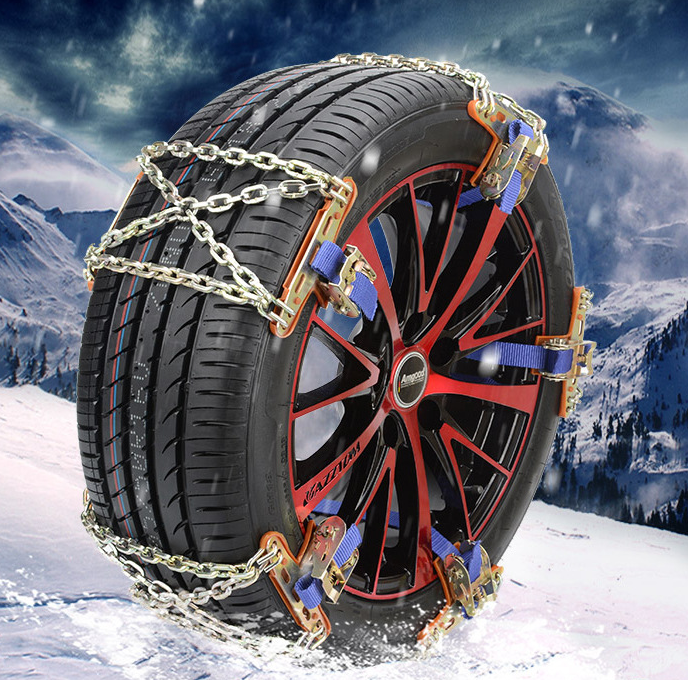 Snow & Ice Tire Chains – Anti-Slip Emergency Grip for Cars and SUVs