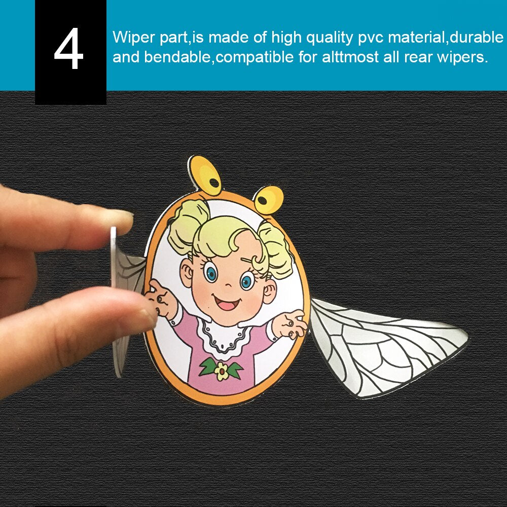 Wipe & Woof - Cute Dog with Collar Waving Wiper