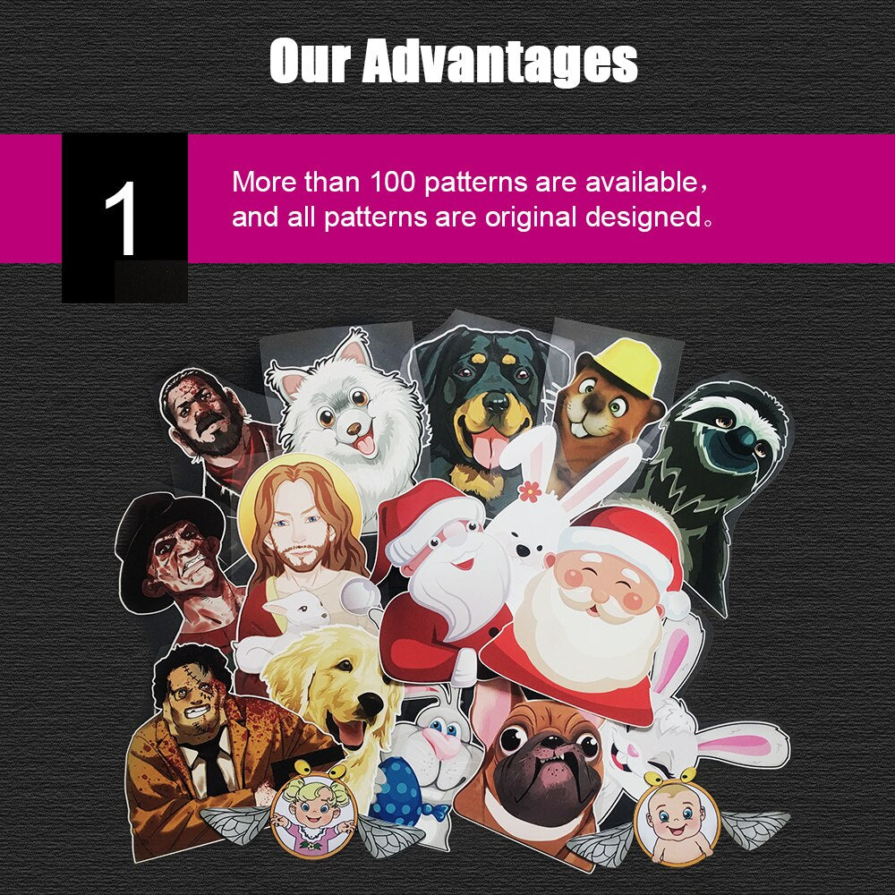 Wipe & Woof - Cute Dog with Collar Waving Wiper