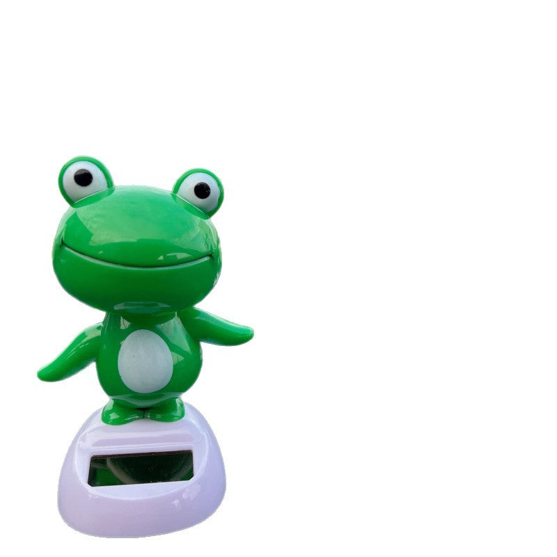 Solar Decoration Car Interior Decoration Frog Cute Doll Gift