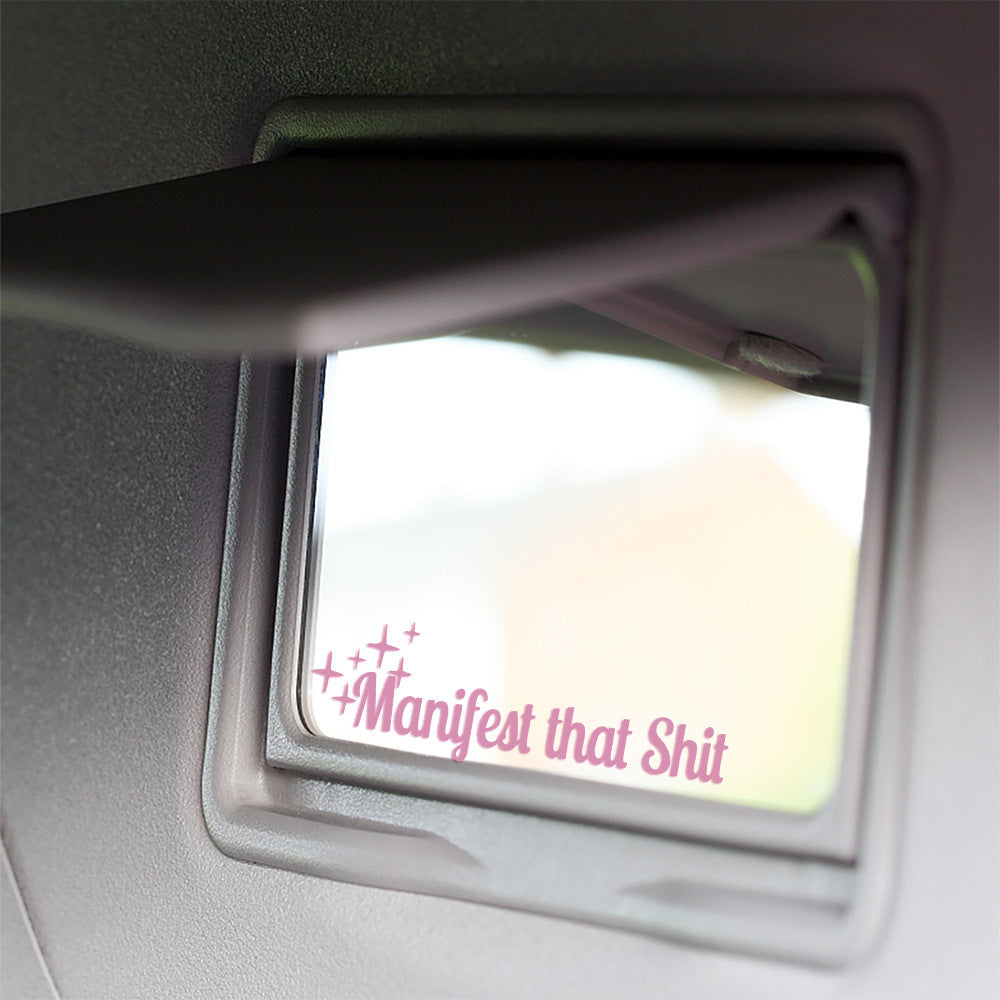 Universal Car Mirror Vinyl Sticker