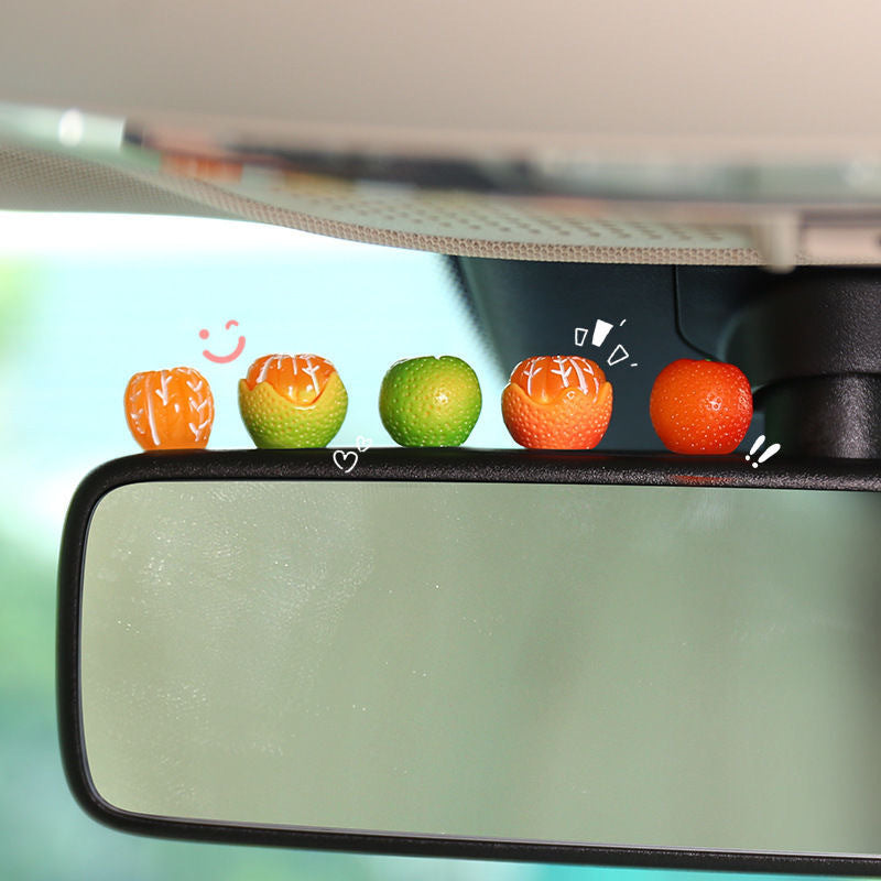 Car High-end Decorations Shatang Orange Car Interior Decoration
