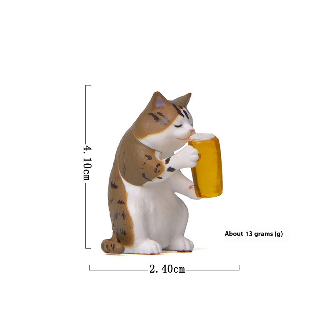 Self-healing Warm Beer Cat Drunk Hand Office