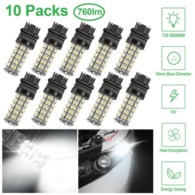 6000K Pure White LED Car Light