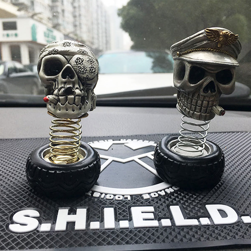 Car Skull Ornament Decoration