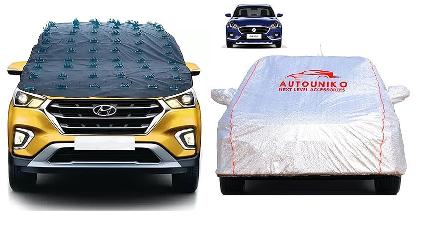 Waterproof Spike & Car Body Cover Compatible Car Cover Combo