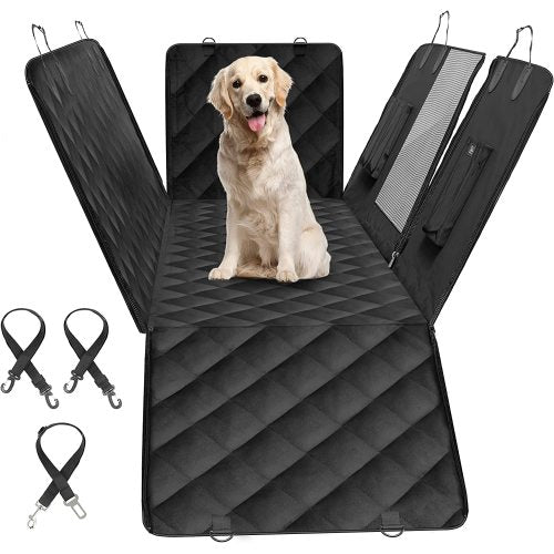Pawfectly Plush Back Seat Dog Cover – Fast US Shipping!