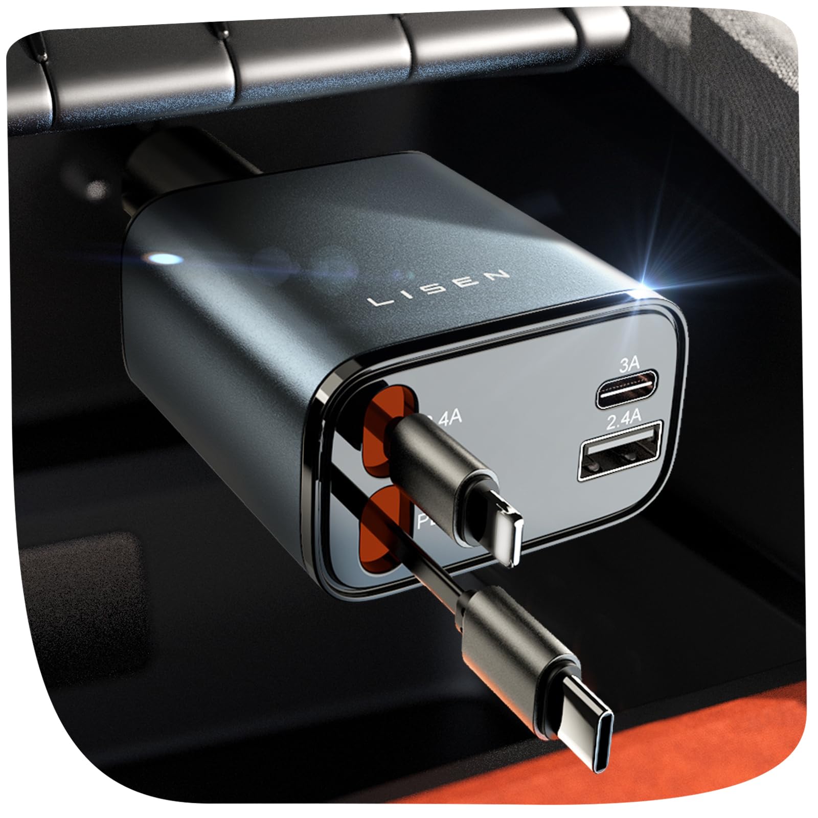 Charge Me Daddy [69W USB C Car Charger