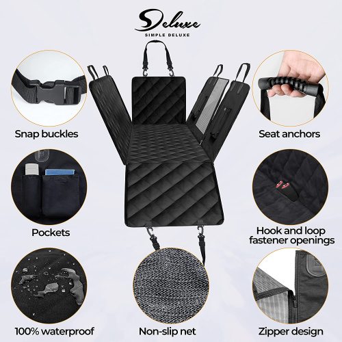 Pawfectly Plush Back Seat Dog Cover – Fast US Shipping!